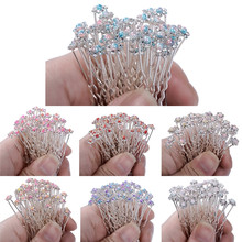 40 PCS Bridal Wedding Hair Pins 7 Colors Simulated Pearl Flower Bridal Hair Pins Women Hair Clips Jewelry Accessories 2024 - buy cheap
