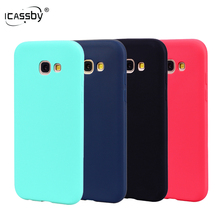 Rubber TPU Silicone Case For Samsung Galaxy A3 2017 Candy Color Soft TPU Back Cover Case For Coque Samsung A3 2017 A320 Case 2024 - buy cheap