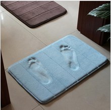 New High Quality Slow Rebound Memory Foam Mats Waste-absorbing Coral Fleece Mat Doormat Carpetslip-resistant Bath Mat 2024 - buy cheap