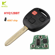 KEYECU Replacement Remote Key 315MHz - 4D67 Chip for Toyota Land Cruiser 2003-2007, FJ Cruiser 08-09 HYQ12BBT 2024 - buy cheap