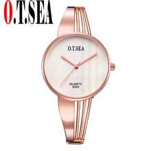 O.T.Sea  Brand Women Watches Alloy Dial Quartz Analog Rhinestone Bracelet Wrist Watch relogios feminino hombre Clock  #420717 2024 - купить недорого