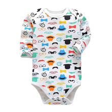 baby babies bebes clothes newborn bodysuit  long sleeve cotton printing infant clothing 1pcs 0-24 Months 2024 - buy cheap