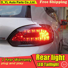 Автомобильный Стайлинг задний фонарь для Toyota Vios светодиодный задний светильник 2008-2013 Новый светодиодный задний фонарь Altis светодиодный DRL + тормоз + Парк + сигнальная стоп-лампа 2024 - купить недорого