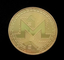 Moneda Monero chapada en oro/plata, colección de arte de monedas conmemorativas, regalo de imitación física de Metal, decoración de fiesta en casa 2024 - compra barato