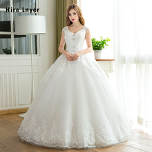 New Arrive Robe De Mariee Appliques Beading Crystal Sequin China Bridal Ball Gown Wedding Dresses With Long Veil 2024 - buy cheap