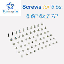 Screws Full Screw Set for iPhone 5 5S 6 7 Repair bolt Complete Kit Replacement Repair Parts for iphone Tails screw 2024 - купить недорого
