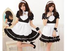 Sexy traje de criada dulce Lolita gótico vestido Anime Cosplay dama uniformes disfraces de Halloween para mujer nuevo 2024 - compra barato