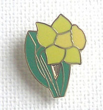 CUT OUT DAFFODIL ENAMEL BADGE  low price custom metal enamel lapel pin cheap custom made metal button badges 2024 - buy cheap