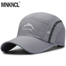 MNKNCL nuevo sombrero deportivo al aire libre malla de secado rápido gorra de béisbol sombrero de Golf gorra de verano para hombre gorra de protección transpirable para el sol 2024 - compra barato