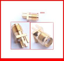100PCS 5-pin Copper RF SMA female socket Jack PCB Solder Connector Partial Foot 2024 - buy cheap