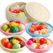 New sales Children Pretend Role Play Cutting Fruit Vegetable Food Pretend Kitchen Toy Children Kid Educational Toy Set Kid Gift 2024 - buy cheap