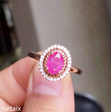 KJJEAXCMY fine jewelry 925 prata Pura incrustada com natural ruby senhora jóias anel simples gotas de jóias de girassol 2024 - compre barato