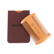 maquiagem Wooden Beard Comb Anti Static Wood Pocket Comb with Fine Coarse Teeth For Beard Hair Mustaches Beard Hair Comb 2024 - buy cheap