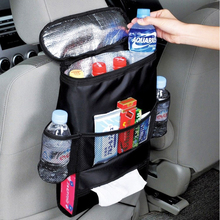 Black Car Back Seat Organizer Storage Bag Car Hanging Bag Multi-Pocket Auto Car Storage Tissue Box car-styling 2024 - buy cheap