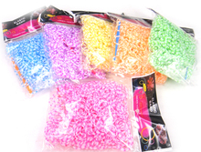 Livre o Navio Moda Conjunto Pulseira loom Kits Fun Loom Bandas de Borracha Tear Kit DIY Pulseiras Coloridas Presente Toy Crianças 2024 - compre barato