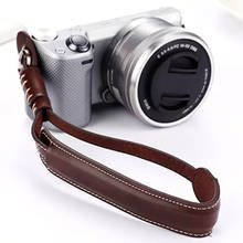 Camera Hand Strap PU Leather with Quick Release Plate Camera Strap for Sony SLR DSLR Cameras 2024 - buy cheap