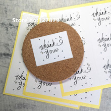 60Pcs Craft Thank you adhesive Sealing Label for your kindness Hand made Cake  Sticker Baking DIY Work Gift Stickers 4.5x6cm 2024 - buy cheap