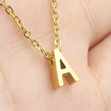 Collar de oro con letras personalizadas para mujer, Gargantilla con inicial, nombre 2024 - compra barato