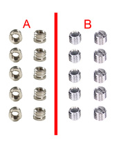 500pcs 1/4" to 3/8"  Convert Screw Adapter for Tripod 2024 - buy cheap