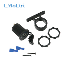 LMoDri 12V двойной USB Автомобильное зарядное устройство для мотоцикла разветвитель адаптер питания Мобильный телефон зарядка водонепроницаемый 2024 - купить недорого