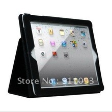 Free Shipping Black Leather Case Cover With Stand For 9.7 Inch iPad 3 Tablets 2024 - купить недорого