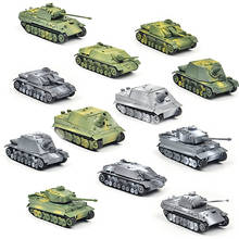 1/72 4D Assemble soldiers tiger Panzerkampfwagen panther tank assault Models building Toys Diecast War-II 2024 - buy cheap