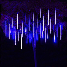 Thrisdar Meteor Shower Rain Light 30CM 50CM Outdoor Garden Snow Falling Raindrop Icicle Cascading Light Holiday Xmas Tree Light 2024 - buy cheap