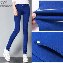 Spring Women's plus size basic Pants Pencil casual Trousers elastic Pants For Women Slim Ladies Jean Trousers Female many color 2024 - buy cheap