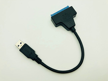 Convertidor de Controlador de disco duro USB 3,0 a SATA3 SATA3.0, 22 Pines, 2,5 pulgadas, supervelocidad, gran oferta, alta calidad, 1 Uds. 2024 - compra barato