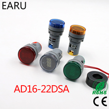22mm LED Digital Display AC 60-500V 0-100A Ampermeter Ammeter Voltmeter Voltage Current Meter Gauge Indicator Signal Light Pilot 2024 - buy cheap