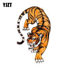 YJZT 7,6 см * 12,7 см Тигры вниз наклейка с видом гор ПВХ стикер мотоцикла автомобиля 11-00600 2024 - купить недорого