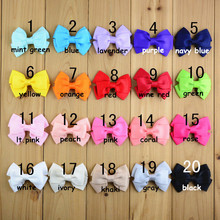 20Colors Length 3" High Quality Bowknot WITH CLIP 20pcs/lot children hair accessories for girls FC12 2024 - buy cheap