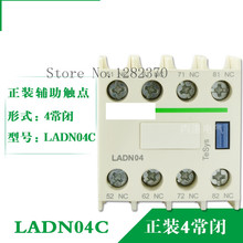 ZOB-Contacto de contador auxiliar original auténtico 4 NC LADN04C, contacto auxiliar instalado 10A 4NC-10 unids/lote 2024 - compra barato