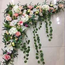 1,2 M decoración de la boda artificial hilera de flores arreglo de flores decoración de boda para hotel estudio fotográfico. Fotografía, 1set 2024 - compra barato