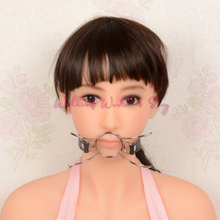 Spider X Style Flirting Oral Fixation Mouth Gag Stainless Steel PU Leather Bite Mouth Stuffed Gag Adult Games Sex Toys Products 2024 - buy cheap