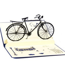 3D Pop Up Paper Laser Cut Greeting Cards Creative Handmade Vintage Bike Birthday Postcards for Lover Thank You Cards 2024 - buy cheap