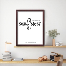 Post Malone and Swae Lee Sunflower Quote Poster Print Song Lyrics Music Gift ideas Canvas Painting Picture Home Wall Art Decor 2024 - buy cheap