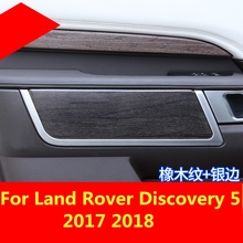 Embellecedores de ventana Interior, tira de cubierta de Panel de puerta, borde Interior de puerta, pegatina, adornos interiores para Land Rover Discovery 5 2017 2018 2024 - compra barato