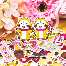36pcs Creative Cute Self-made Raccoon couple stickers DIY Stickers Diary Album Decoration scrapbooking child stationery office 2024 - buy cheap