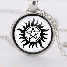 Fashion evil force glass pendant necklace men and women jewelry gifts 2024 - buy cheap