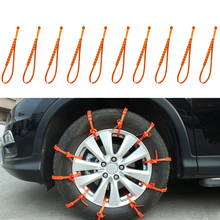 Lote de Mini neumáticos universales de plástico para invierno, cadenas de ruedas para nieve para automóviles/Suv, antideslizantes, para exteriores, 10 Uds., #0926 2024 - compra barato