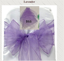 100PCS Wedding  lavender Organza  Chair Sashes Bow for Banquet decoration FREE SHIPPING 2024 - buy cheap