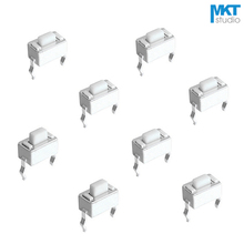 100Pcs Sample 3*6*4.3/4.5/5/8mm White Through Hole 2 Pins Snap-In Micro Push Button Tactile Tact Momentary Switch 2024 - buy cheap