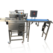 Automatic Chocolate Coating Machine 15kg Electric chocolate Enrobing Machine Melting White Chocolate Chips 2024 - buy cheap