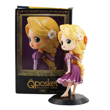 13.5cm q posket emaranhado rapunzel pvc figura modelo de brinquedo princesa boneca presente para meninas 2024 - compre barato