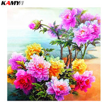 Full Square/Round Drill 5D DIY Diamond Painting Flowers Wall Stickers 3D Embroidery Cross Stitch Mosaic Rhinestone Decor HYY 2024 - buy cheap