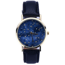 Fashion Sky Stars Night Pattern Watch Women PU Leather Analog Quartz Watch Wristwatch Relogio Feminino Ladies Casual Watch Clock 2024 - buy cheap