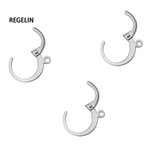 REGELIN Stainless Steel French Earring Hooks Clasps Settings Base Settings for DIY Earrings  Jewelry Making Accessories 20pcs 2024 - buy cheap