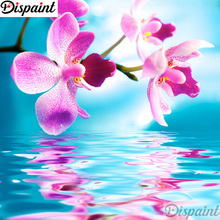 Dispaint Full Square/Round Drill 5D DIY Diamond Painting "Pink flower" Embroidery Cross Stitch 3D Home Decor A11590 2024 - buy cheap