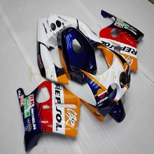 Carenagem personalizada de motocicleta para cbr250rr mc22 1990 1991 1992 1993 1994 1995 1996 1997 1998 1999 + molde injeção laranja bluem2 2024 - compre barato